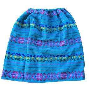 NWOT Guatemalan Skirt Embroidered Girl's M Women's XXS Ethnic Boho Art to Wear